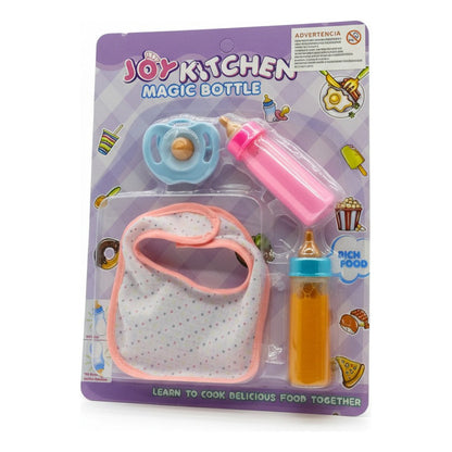 Set De Biberón Con Babero