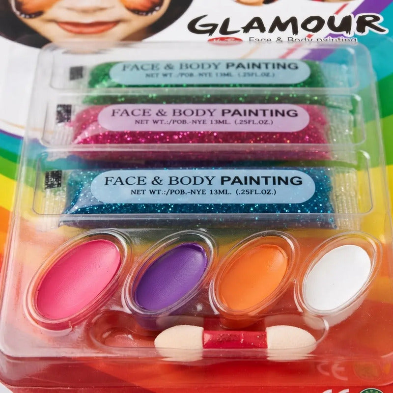 Set De Pinturas Brillantina