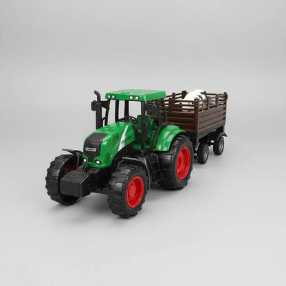 Tractor Con Carga Con Vacas