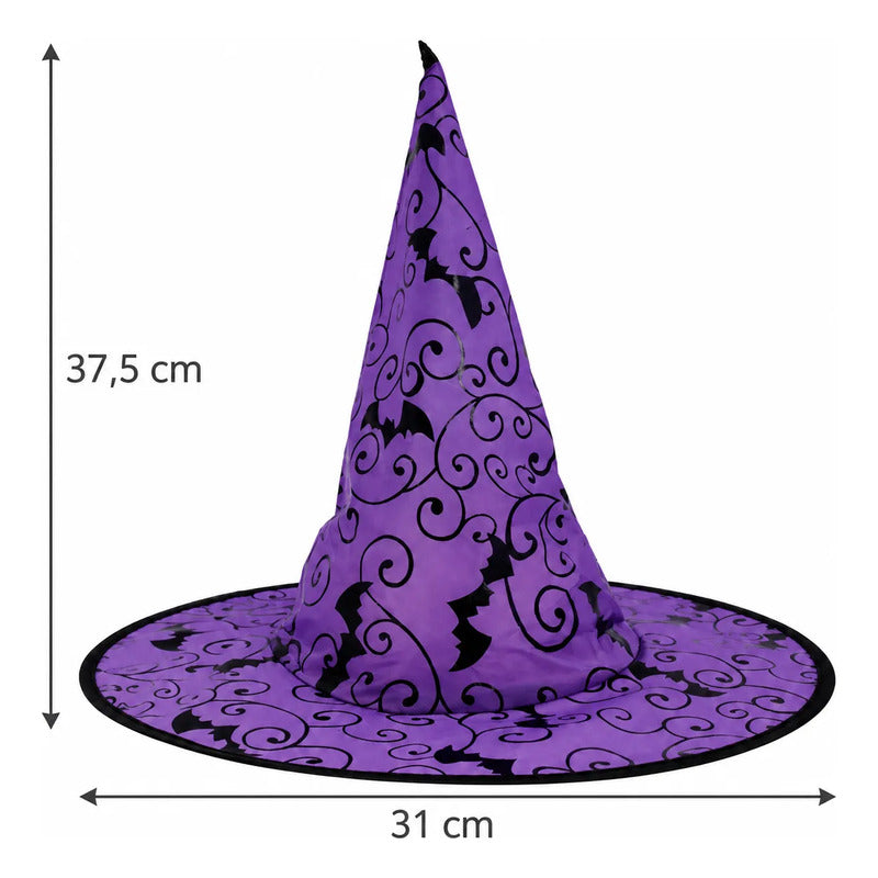 Gorro Brujita Murciélagos