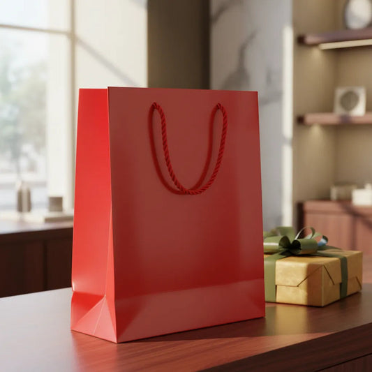 Bolsa De Regalo Lisa Rojo