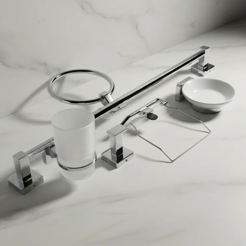 Kit Accesorios Completo Para Baño 6 Piezas