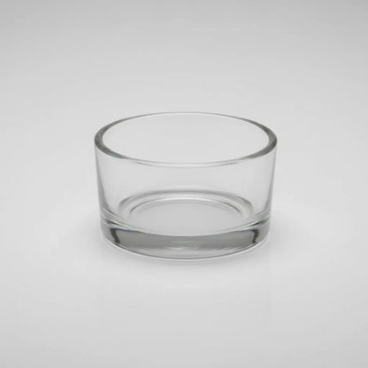 Base Redonda De Vidrio Para Velas