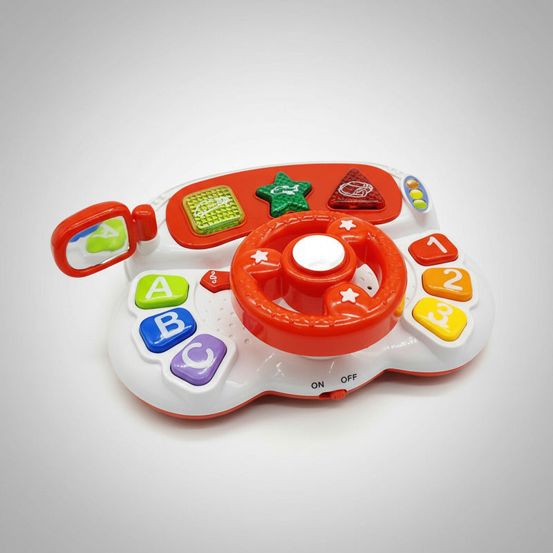 Volante Didáctico Con Luces Y Sonido 20 X 7,5 cm