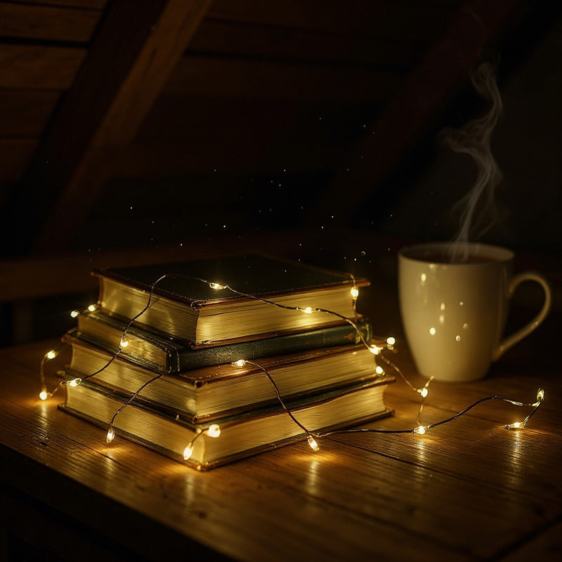 Luciérnagas Blanco Cálido 10mts X100 Luces