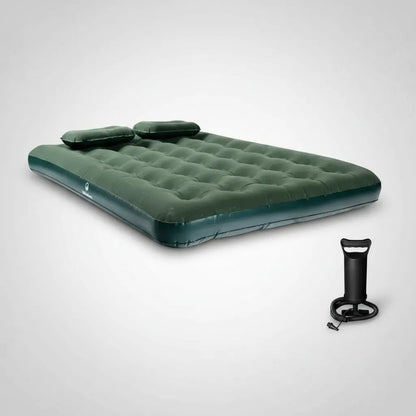 Colchón Inflable + Inflador + Almohada 2 Plazas