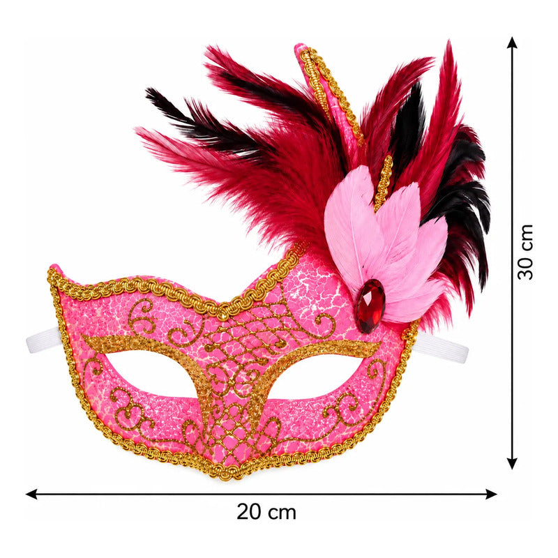 Antifaz Veneciano Princess Rosa