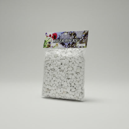 Piedras Decorativas Blancas Tamaño Mini