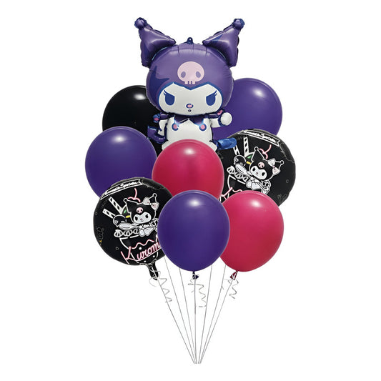 Set De Globos Kuromi X9