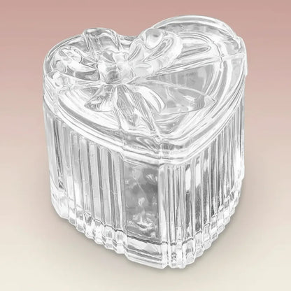 Bombonera Corazón De Vidrio