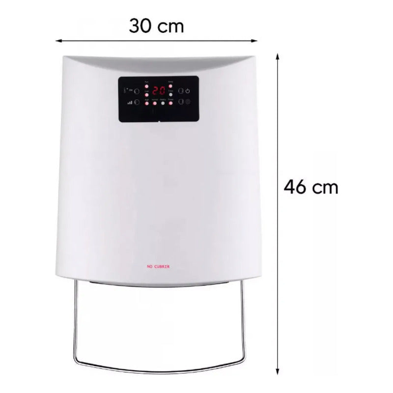 Caloventilador Calefactor Eléctrico Para Baño con Toallero