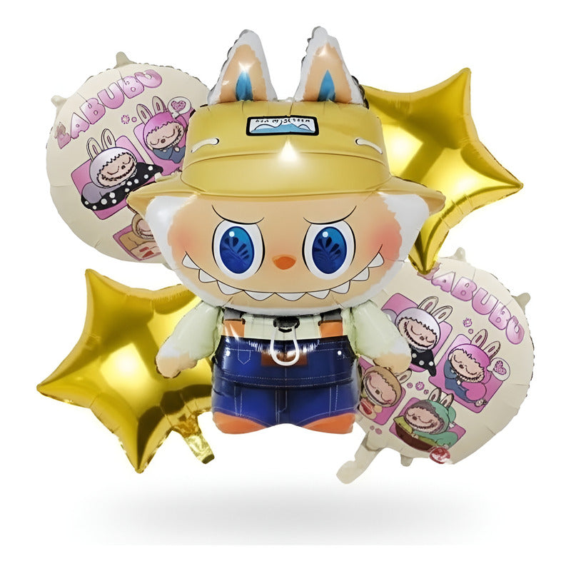 Set De Globos Labubu X5