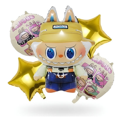 Set De Globos Labubu X5