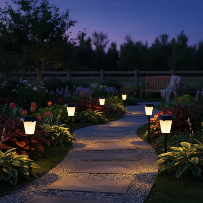 Lampara Farolito Luz Solar De Jardín
