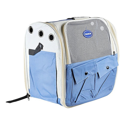 Mochila Transportadora Para Mascota Con Bolsillos 35 X 36 cm