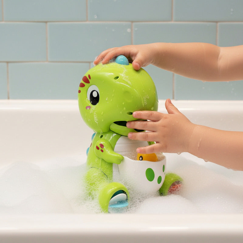 Dinosaurio Lanza Agua Para El Baño Con Ventosa