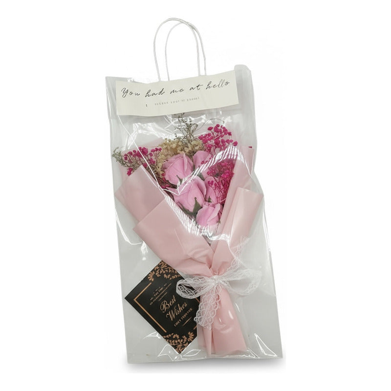 Ramo De Rosa Artificial Con Luces Led