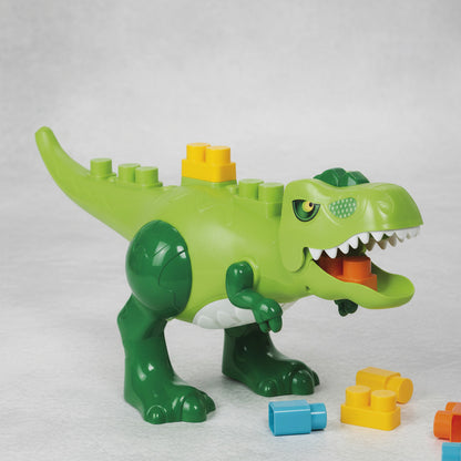 Dinosaurio Con Bloques Para Encastre