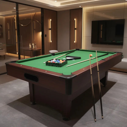 Mesa Profesional De Pool Con Paño Verde