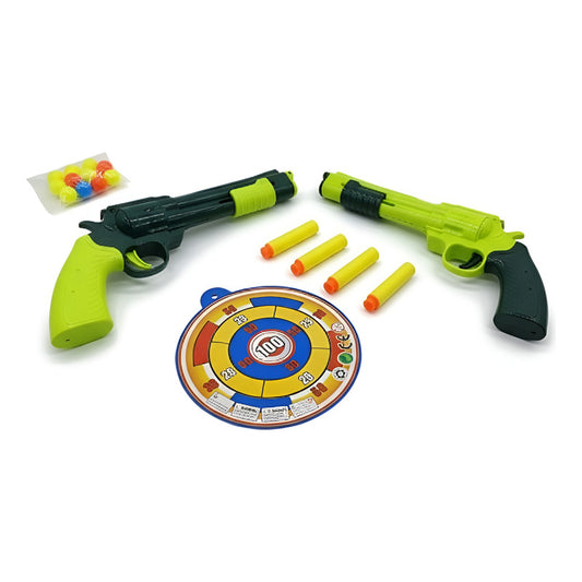 Set Pistolas De Dardos X2