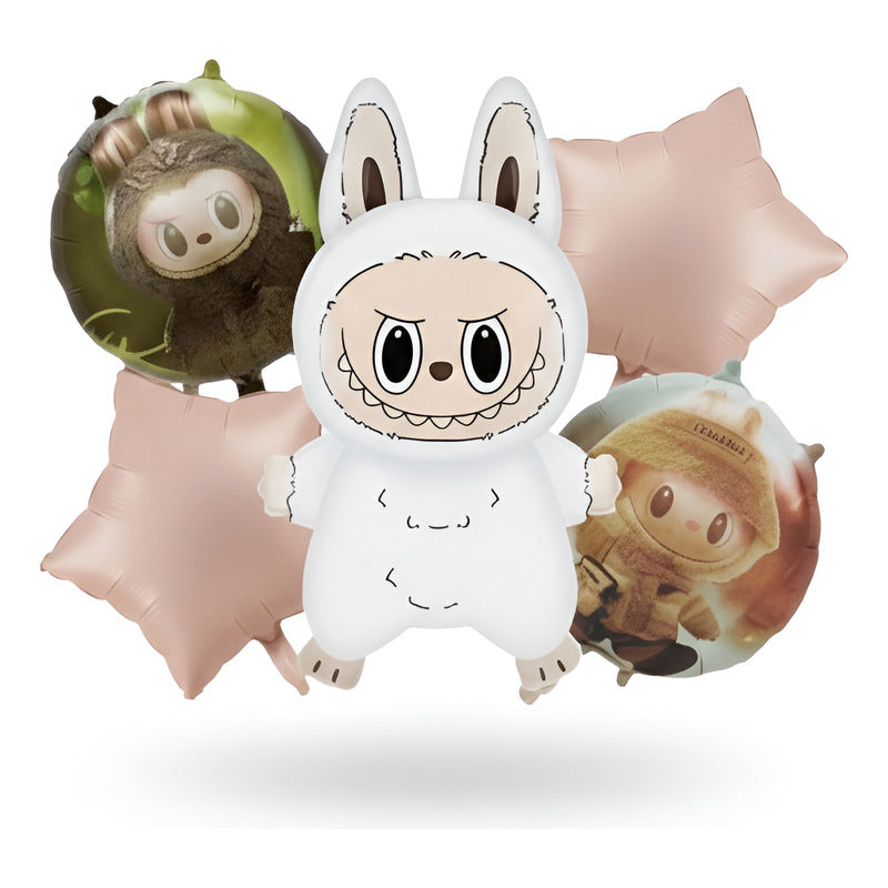 Set De Globos Labubu X5