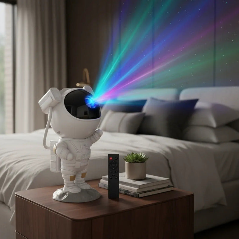 Lampara Proyector Astronauta Galaxia