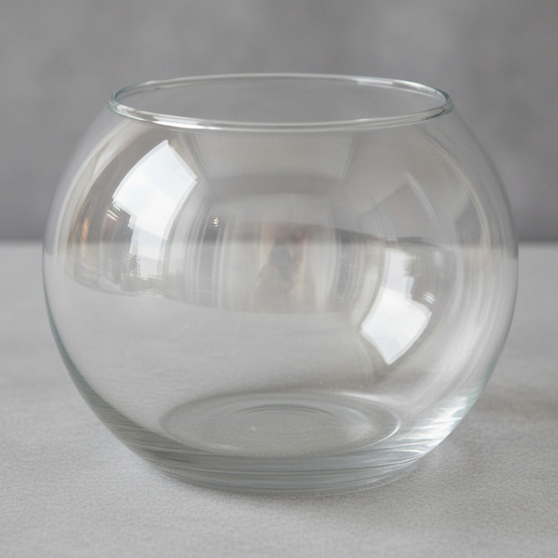 Florero Pecera Vidrio 6 X 6 cm