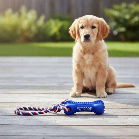 Juguete Hueso Con Cuerda Para Mascotas 15 X 3,5 cm
