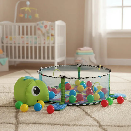 Gimnasio Tortuga Para Bebe + 30 Pelotas