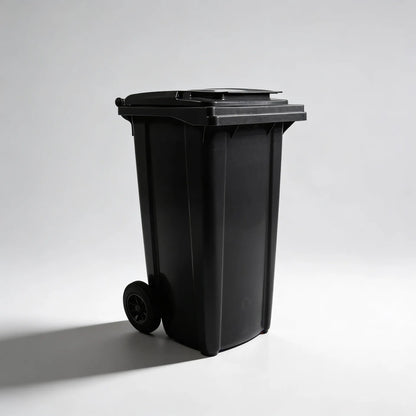 Tacho Contenedor De Basura Negro 120 Lts Negro