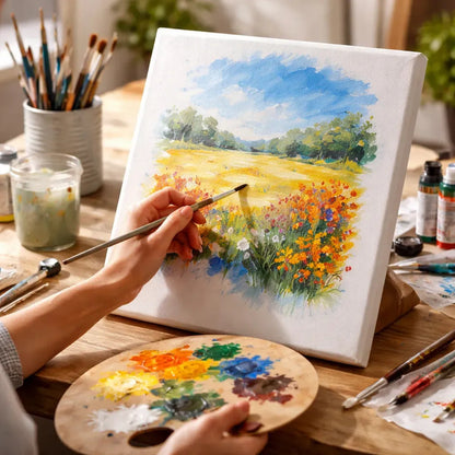 Set De Lienzos Con Bastidores