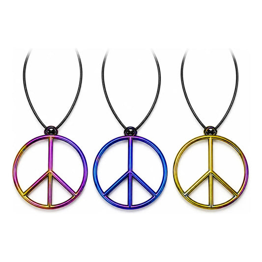 Collar Amor Y Paz Metálico