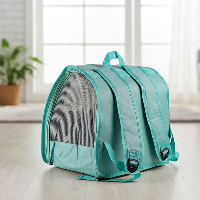 Mochila Transportadora Para Mascotas 28,5 X 35,5 cm