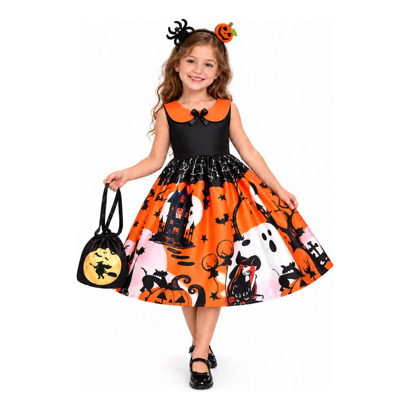 Disfraz Halloween con Bolsa y Vincha