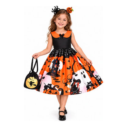 Disfraz Halloween con Bolsa y Vincha
