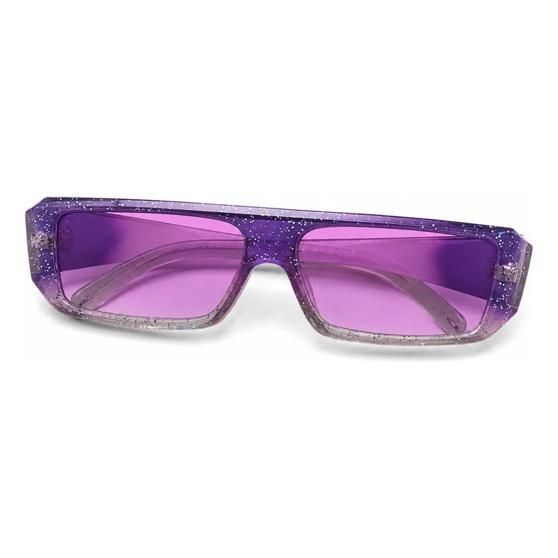Lentes Rectangulares Con Glitter