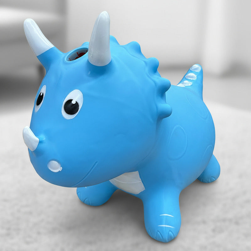 Dino Saltarín De Goma Inflable 45 X 70 cm