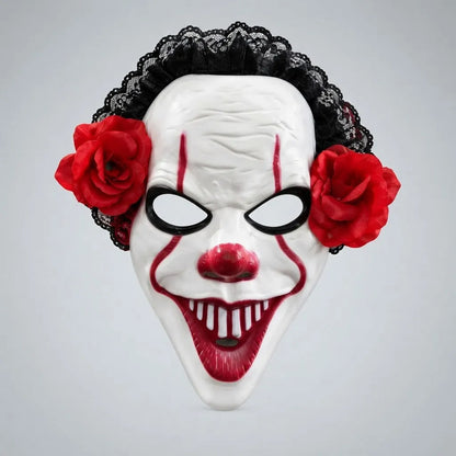 Mascara Payaso It con Encaje y Rosas
