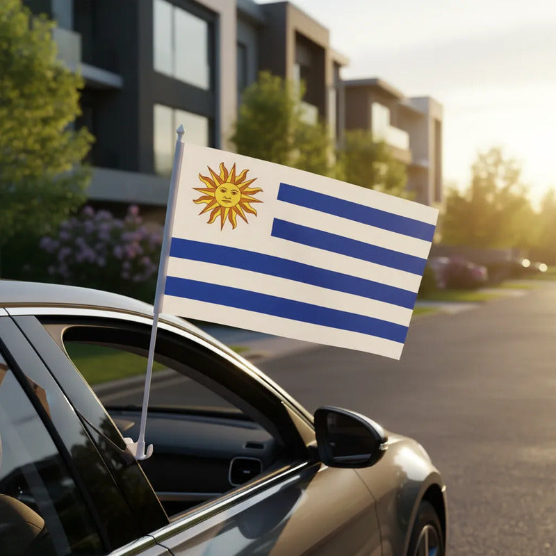 Bandera De Uruguay Para Auto