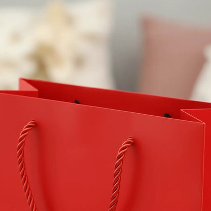 Bolsa De Regalo Lisa Rojo