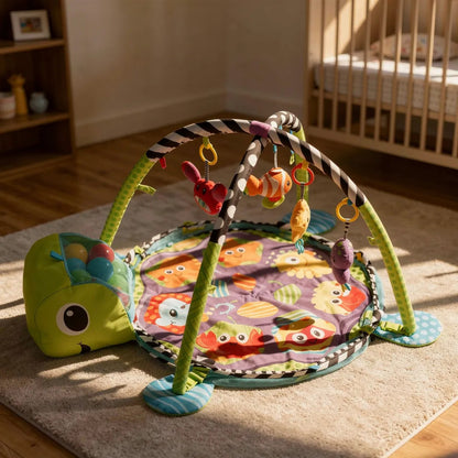 Gimnasio Tortuga Para Bebe + 30 Pelotas