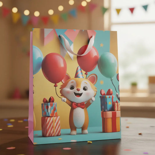 Bolsa De Regalo Mediana Diseño Infantil 3D