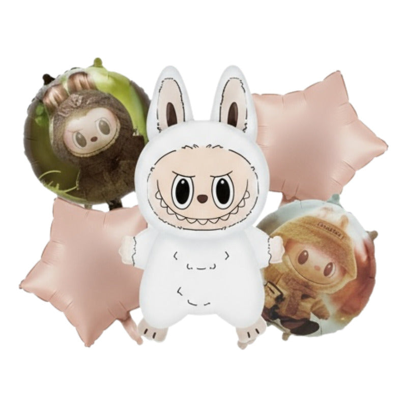 Set De Globos Labubu X5