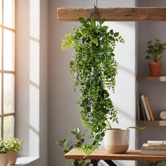 Planta Verde Colgante 80cm