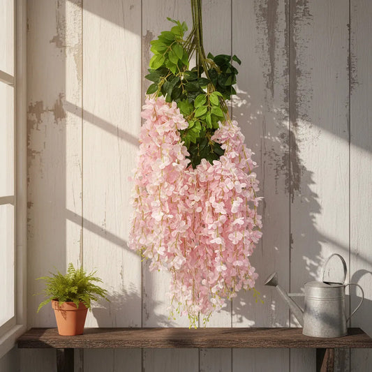 Planta Artificial Hortensia Colgante X12 110cm