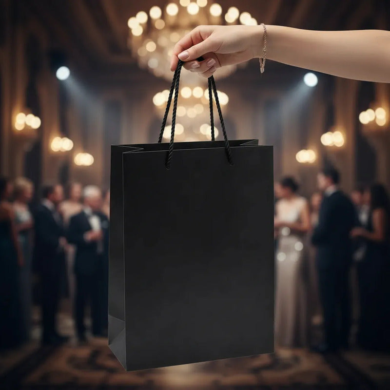 Bolsa De Regalo Lisa Negro