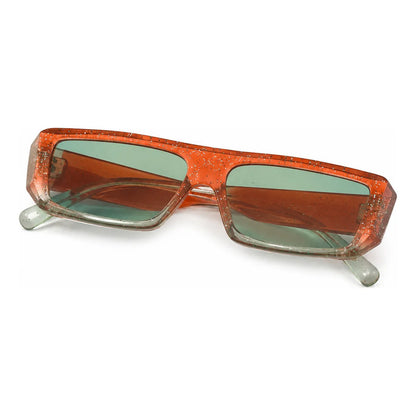 Lentes Rectangulares Con Glitter
