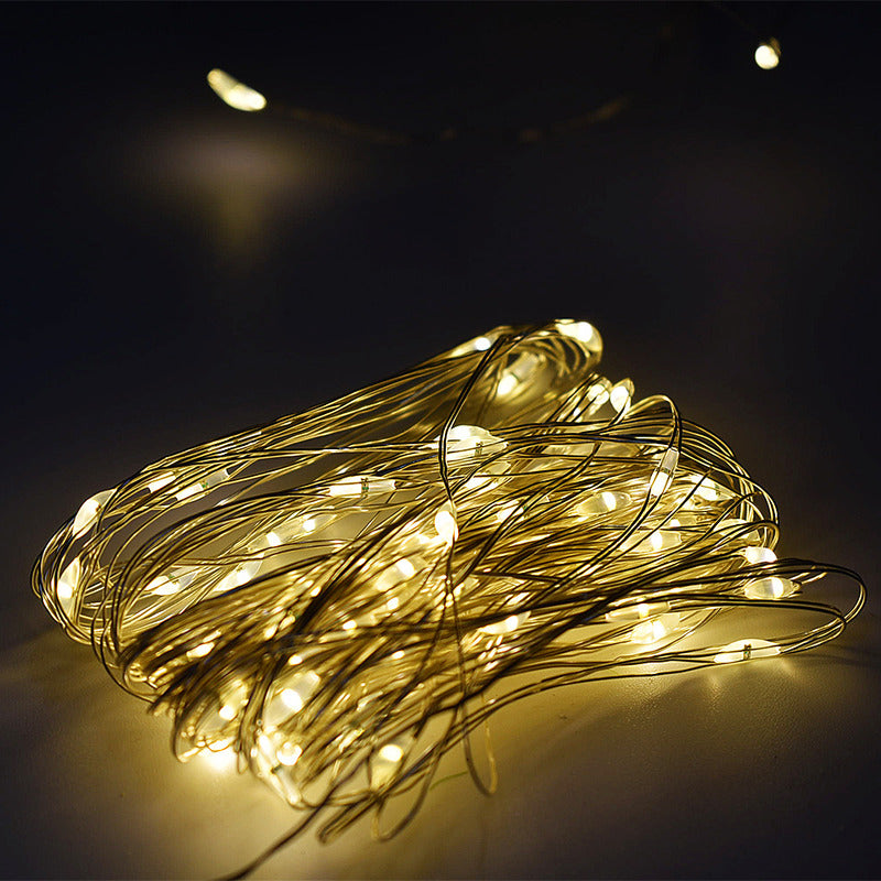 Luciérnagas Blanco Cálido 10mts X100 Luces