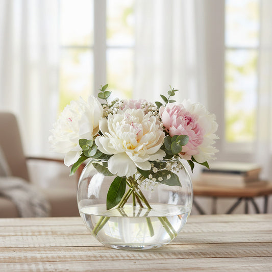 Florero Pecera Vidrio 12 X 10 cm