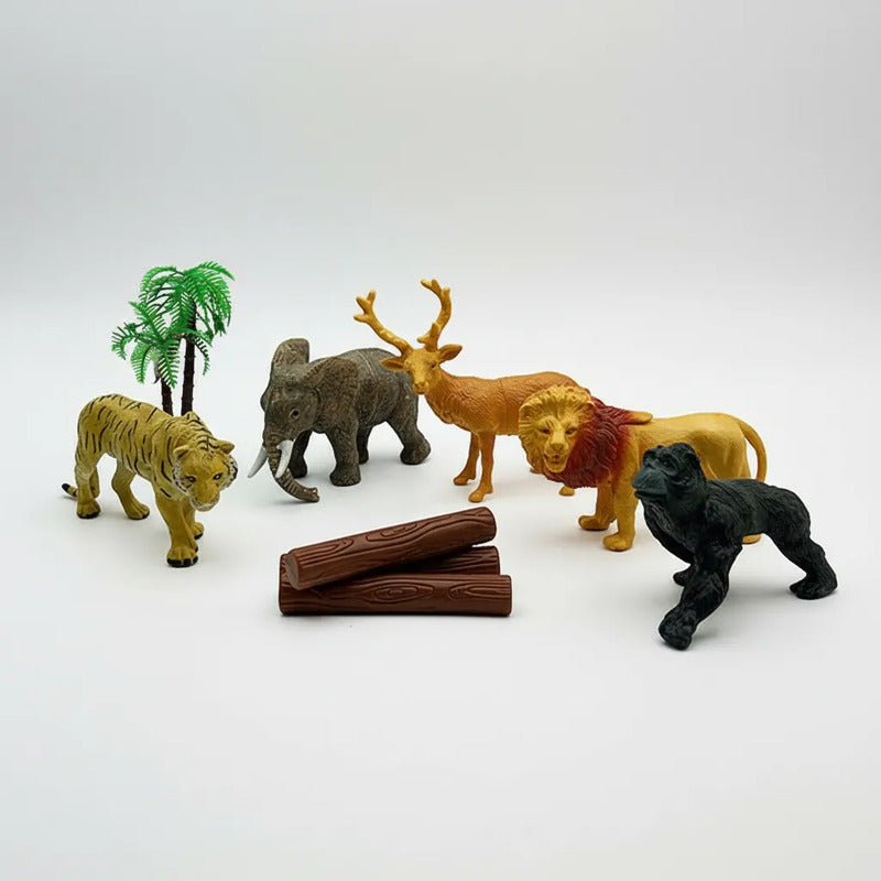 Set De Animales Safari X9